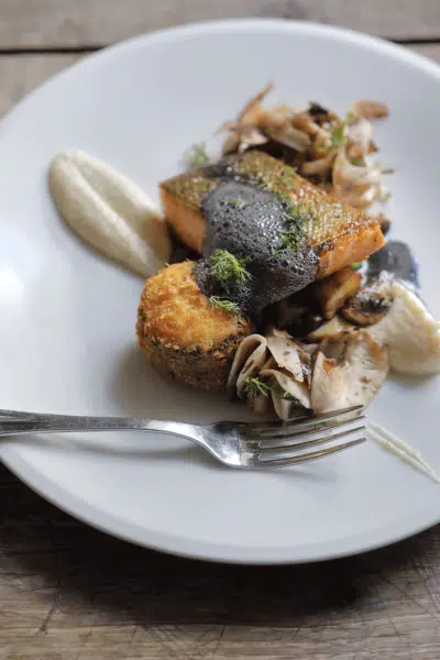 Assiette restaurant en Béarn