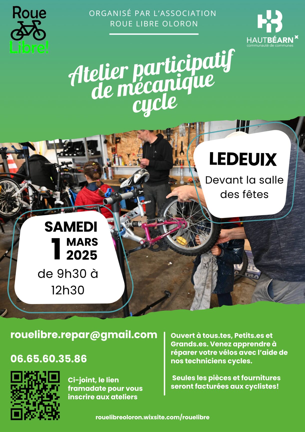 Atelier participatif de mécanique cycle in LEDEUIX (64) | Events